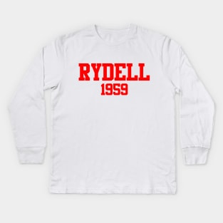 Rydell 1959 (White) Kids Long Sleeve T-Shirt